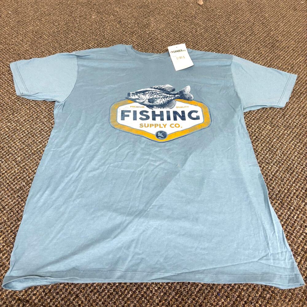 NWT FISHING T SHIRT LARGE GANDER MOUNTAIN